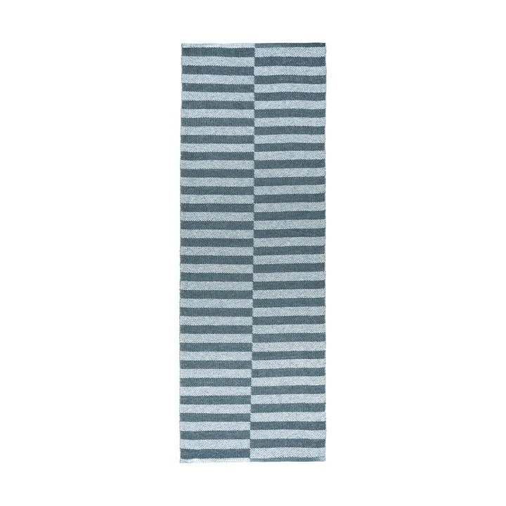 Path 瑞典制双面耐用走廊地毯 - 海洋蓝_70x200cm - Scandi Living