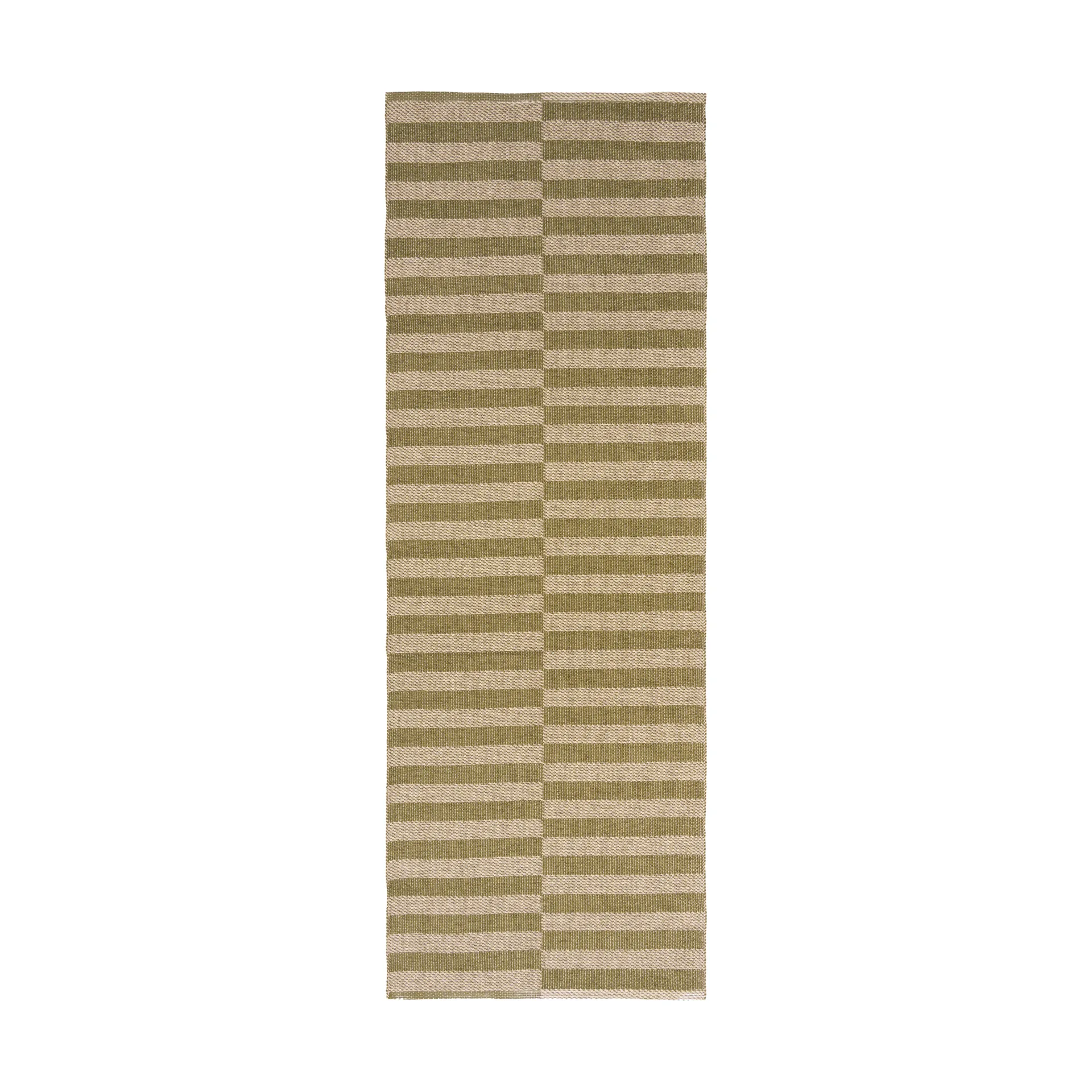 Path 瑞典制双面耐用走廊地毯, 橄榄绿_70x250cm Scandi Living