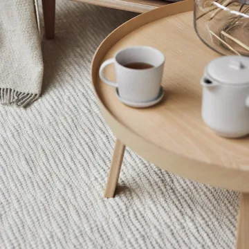 Pebble 羊毛地毯 white - 80x240cm - Scandi Living