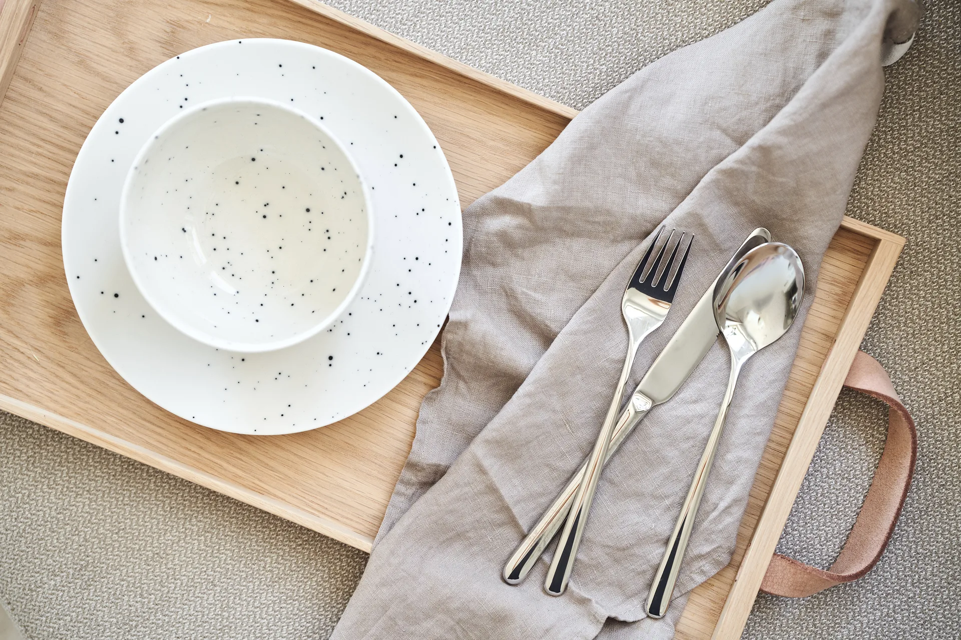 Polar 餐具 24件装, 不锈钢 Scandi Living