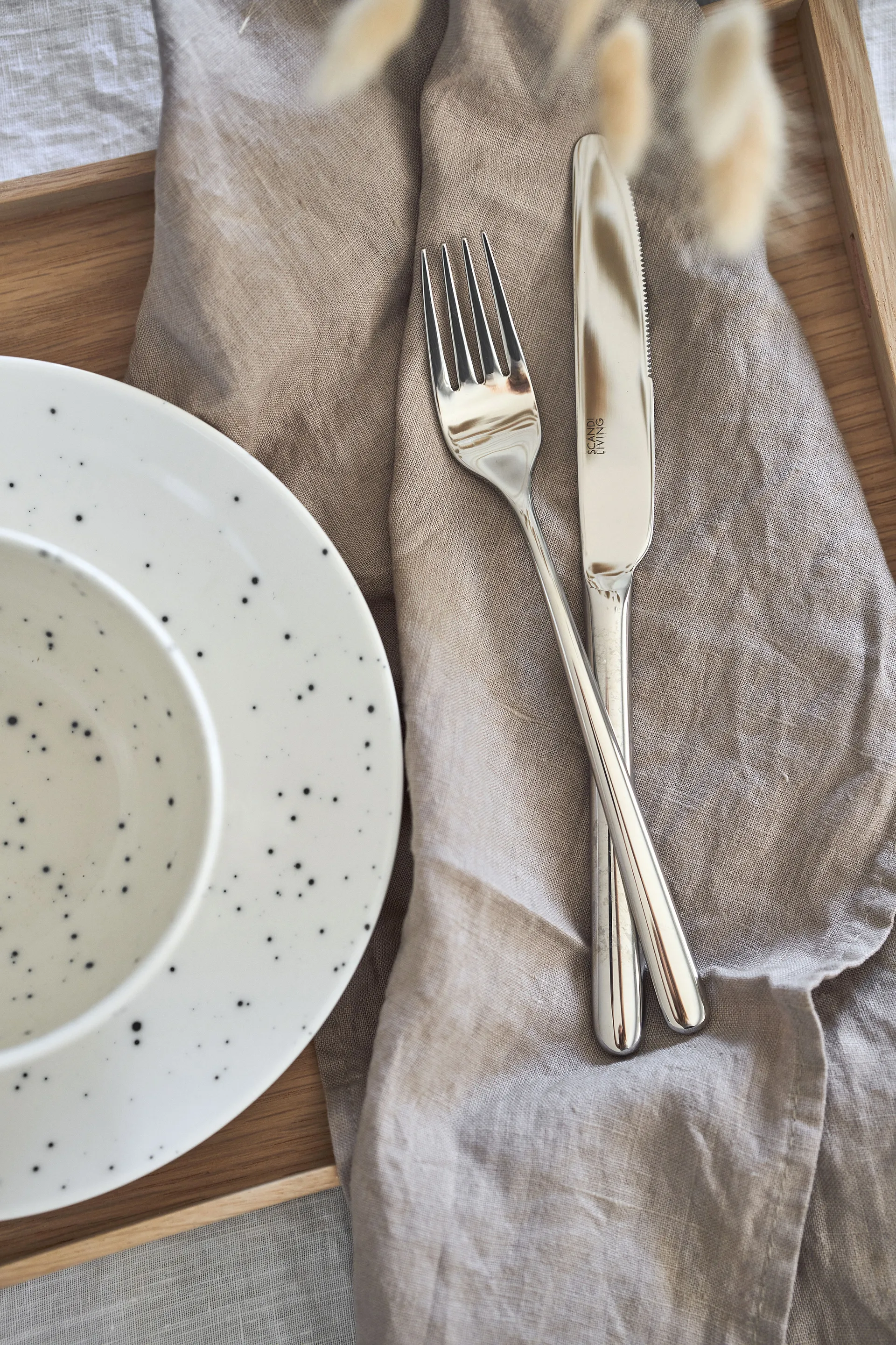 Polar 餐具 24件装, 不锈钢 Scandi Living