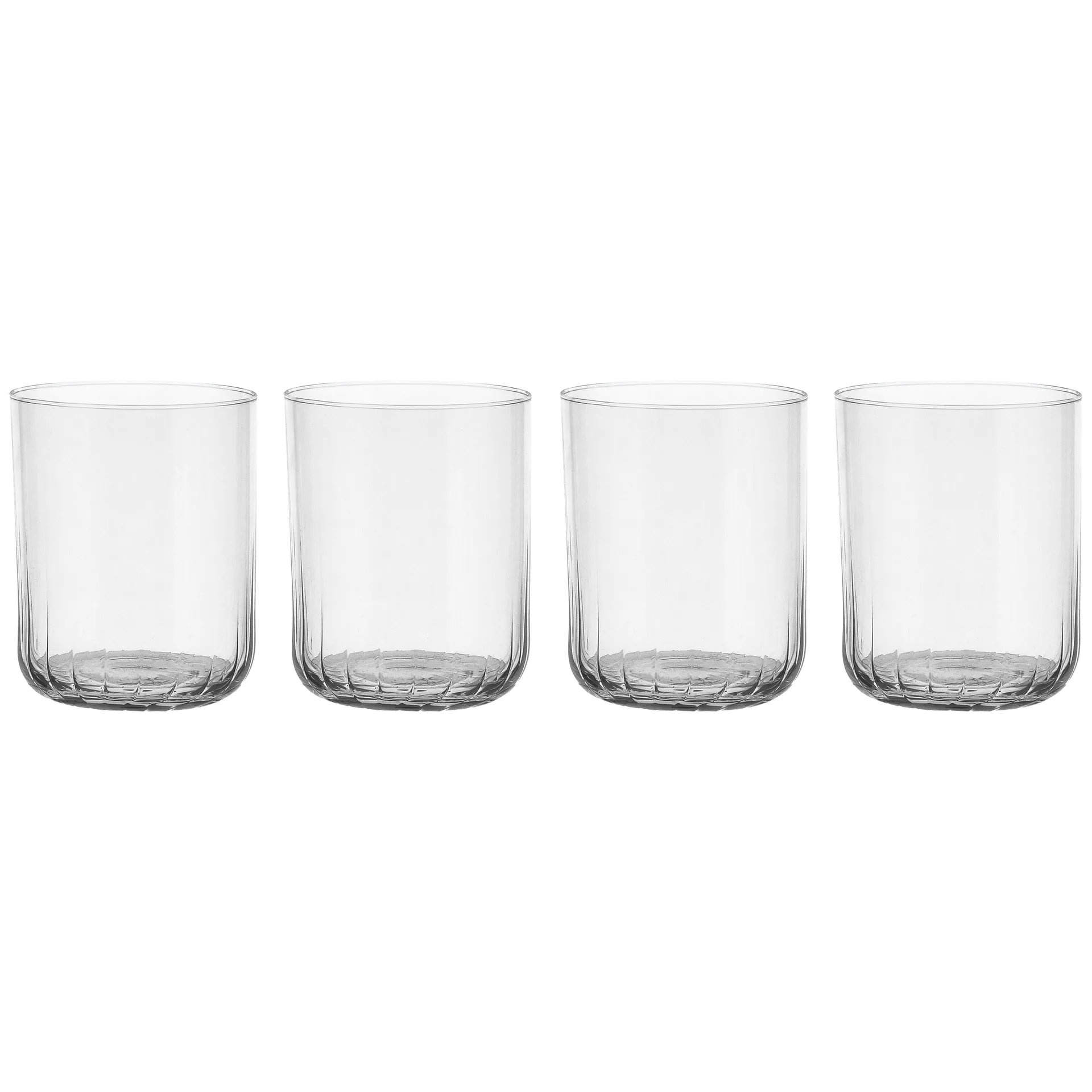 Pristine平底杯 370ml 4件装, 透明 Scandi Living
