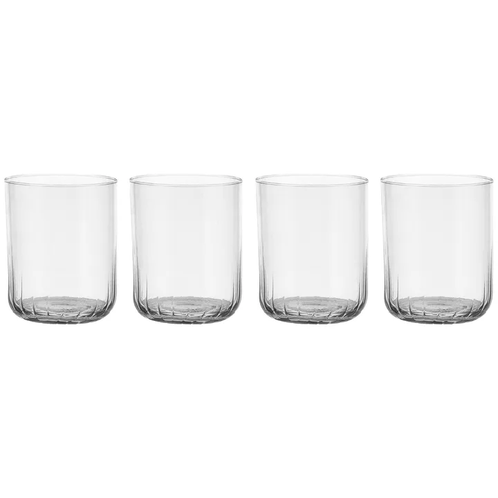 Pristine平底杯 370ml 4件装 - 透明 - Scandi Living