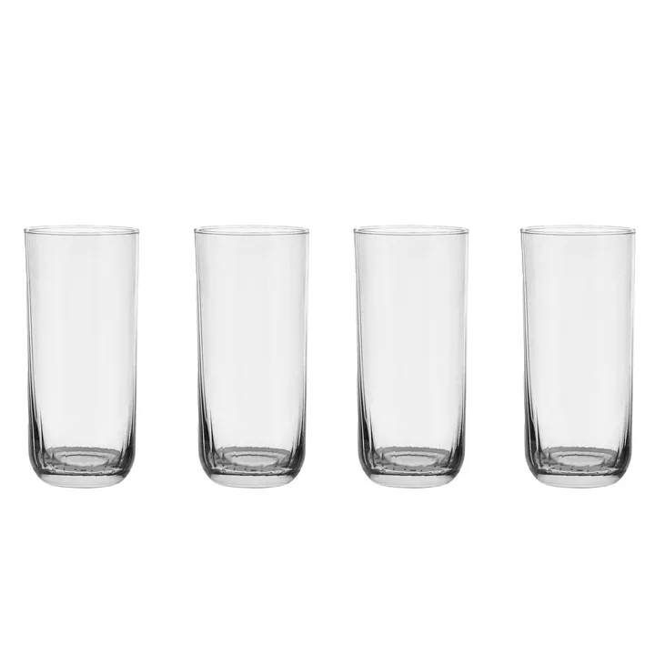Pristine高球杯 400ml 4件装 - 透明 - Scandi Living