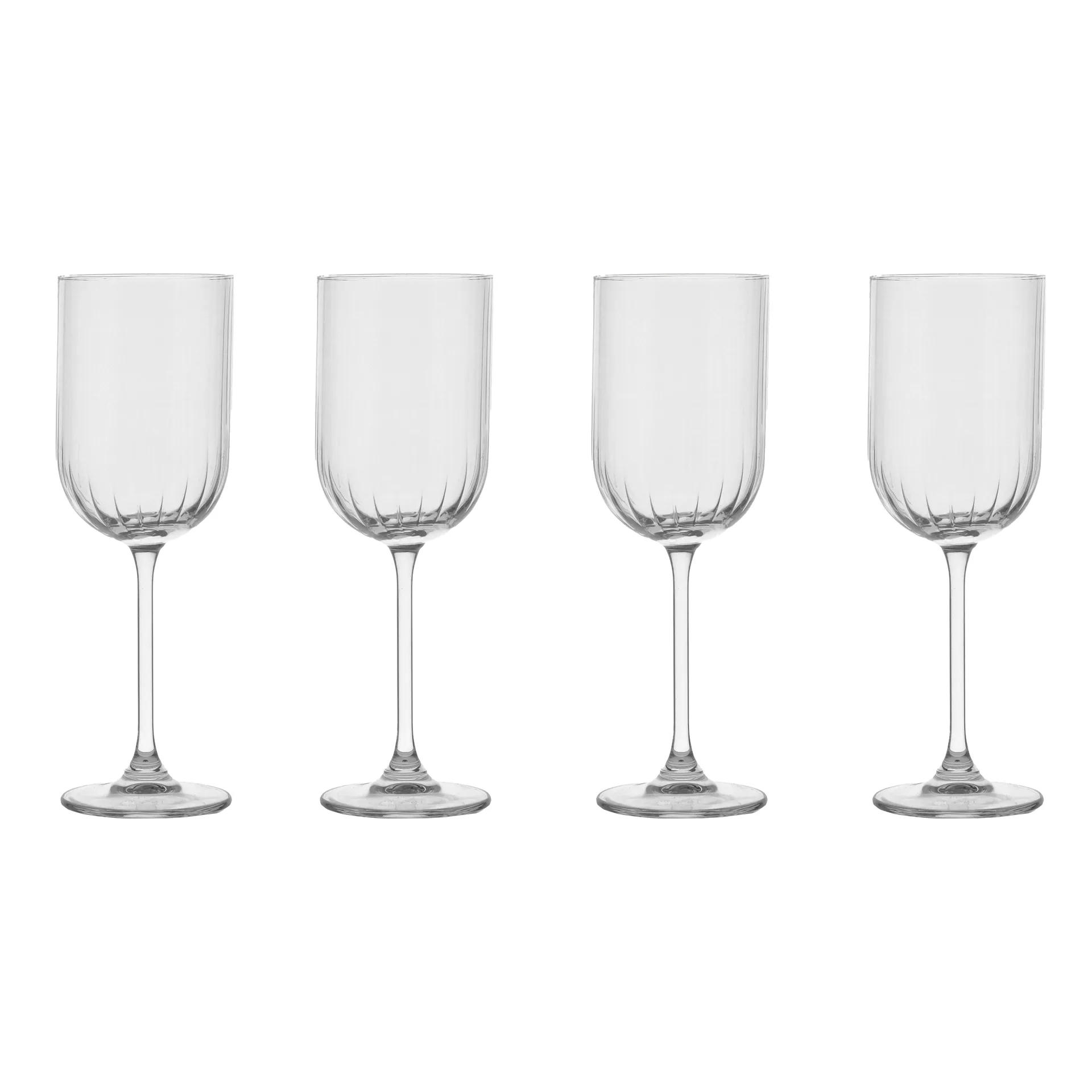 Pristine white 红酒杯 32 cl 四件套装, 透明 Scandi Living
