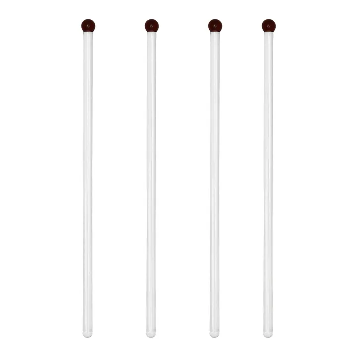 Pure cocktail stirrers 四件套装 - 红色 - Scandi Living