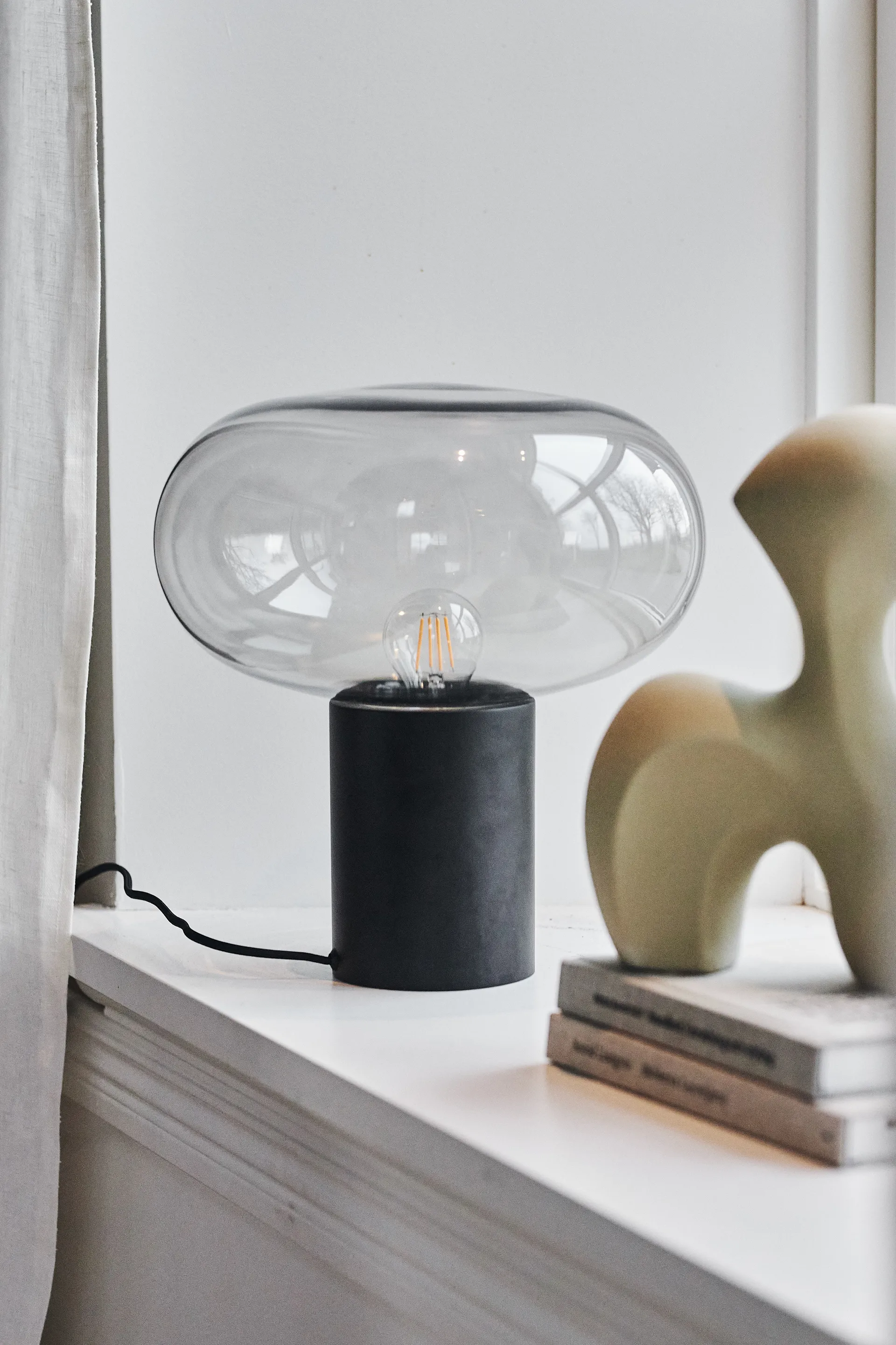 Rising台灯35.5cm, 黑色 Scandi Living