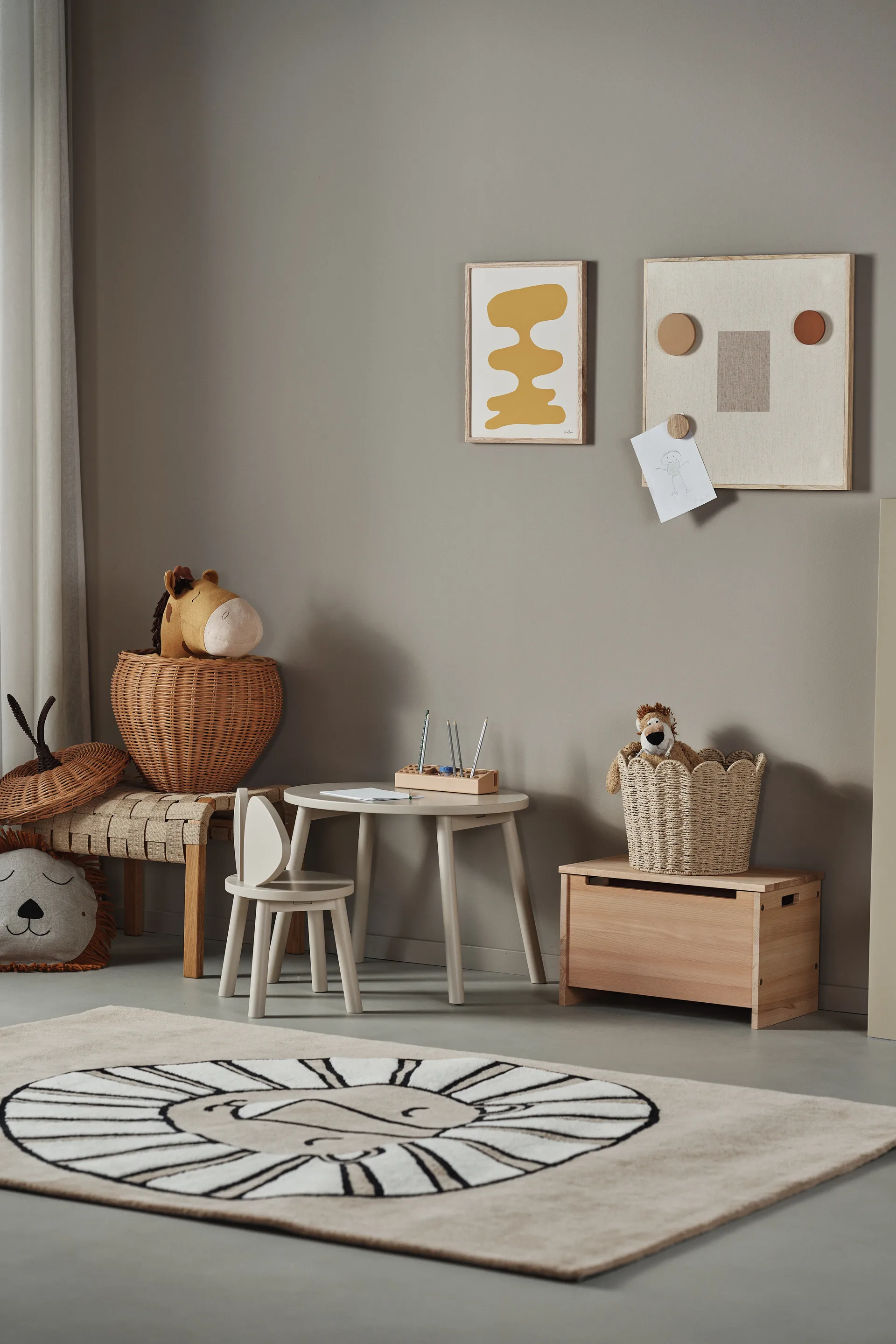 Roar 羊毛地毯 170x240 cm, 沙色 Scandi Living