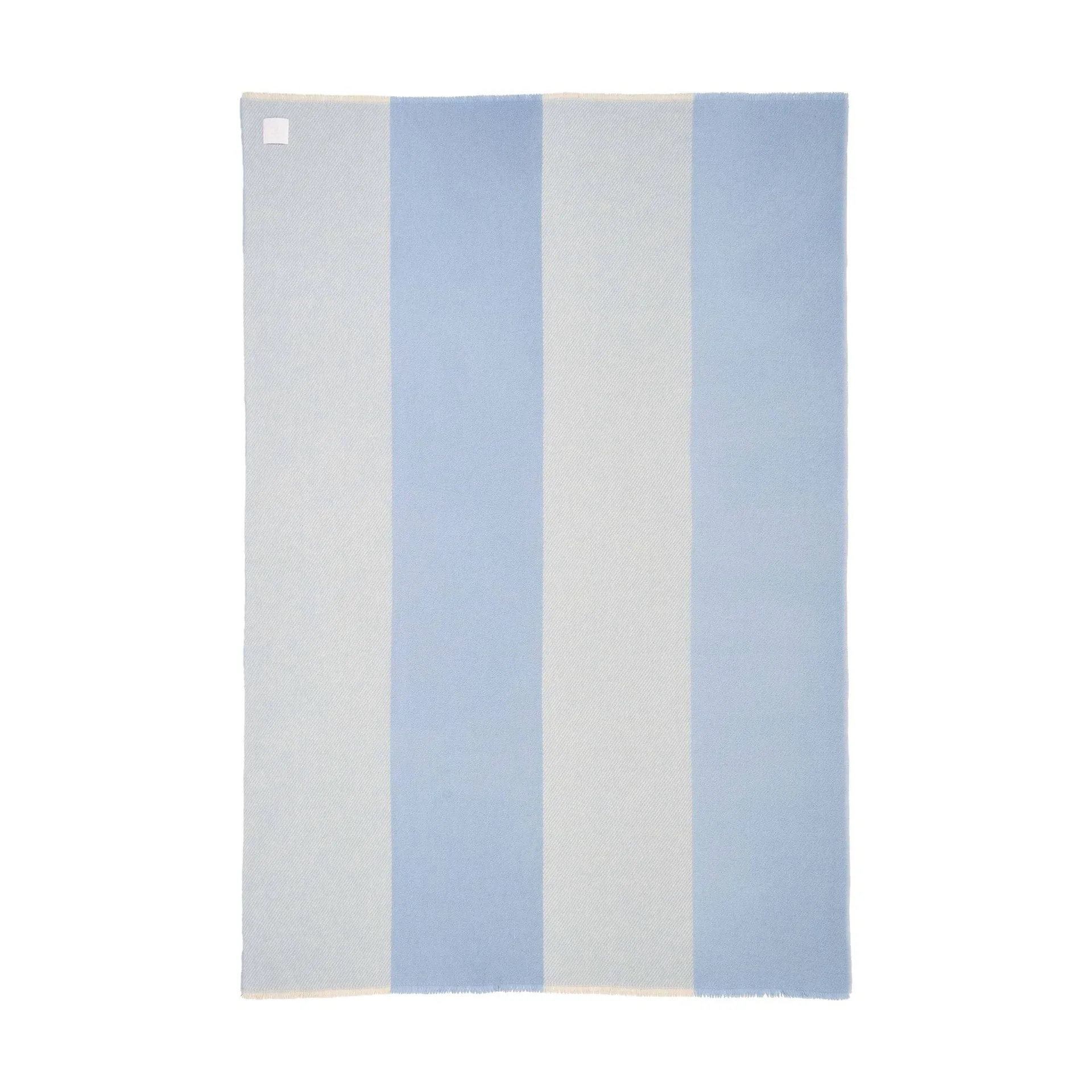 Row 条纹羊毛毯, 浅蓝色，120x185cm Scandi Living