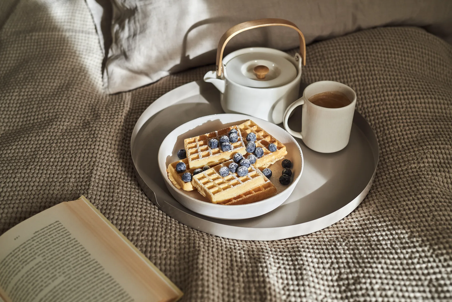Sandsbro 小号盘子, 白色_Ø20cm Scandi Living