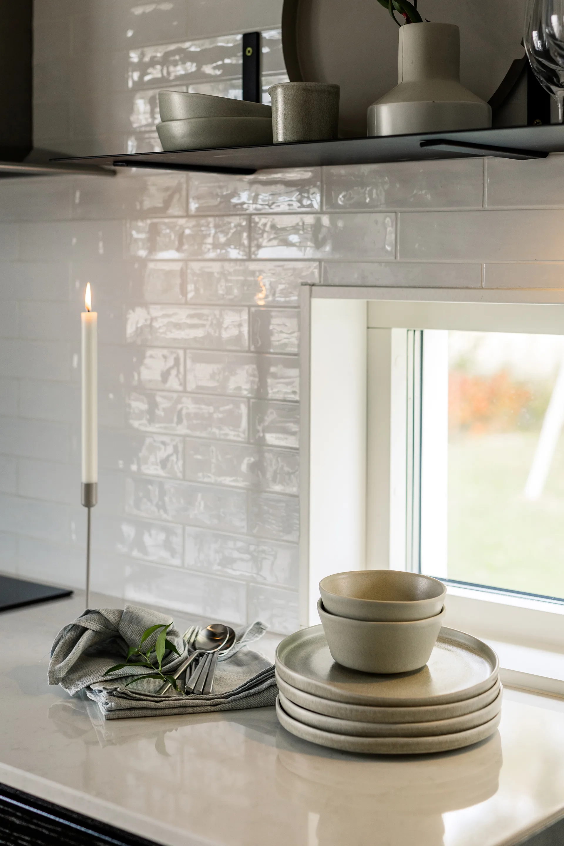 Sandsbro 晚餐盘, 浅灰色_Ø26cm Scandi Living