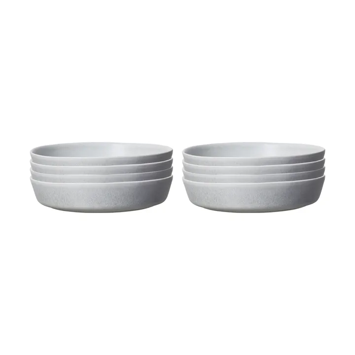 Sandsbro pastatallrik ljusgrå, Ø23 cm, 6-pack - Scandi Living