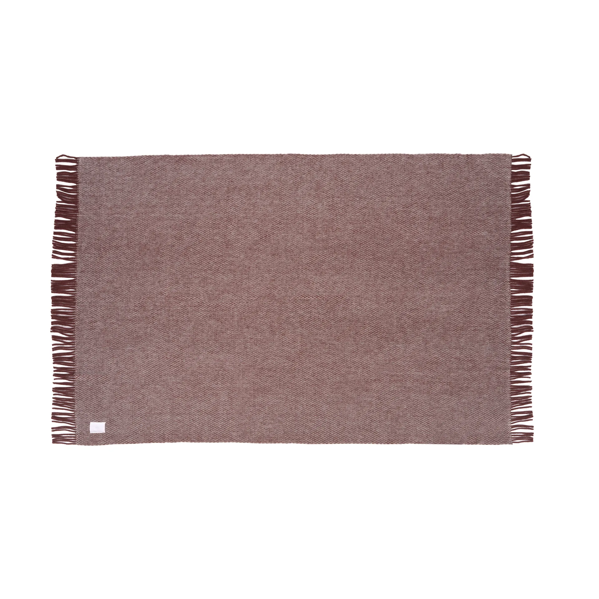 Sandstone 厄尔岛系列 新西兰羊毛毯 130x180 cm, Burgundy Scandi Living