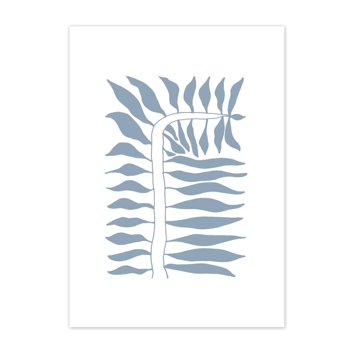 Seeding 海报 blue - 30x40 cm - Scandi Living