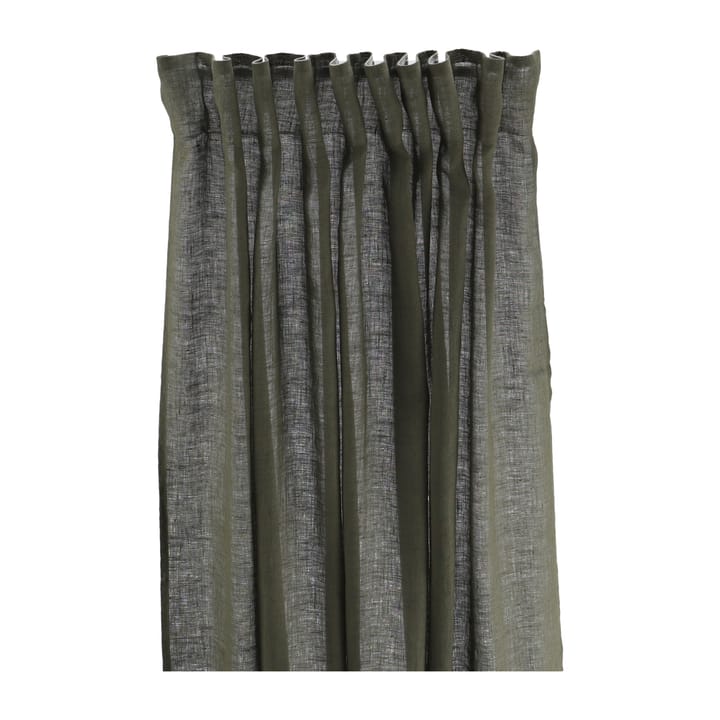Serenity curtain with multiband 129x250 cm - Forest 绿色 - Scandi Living