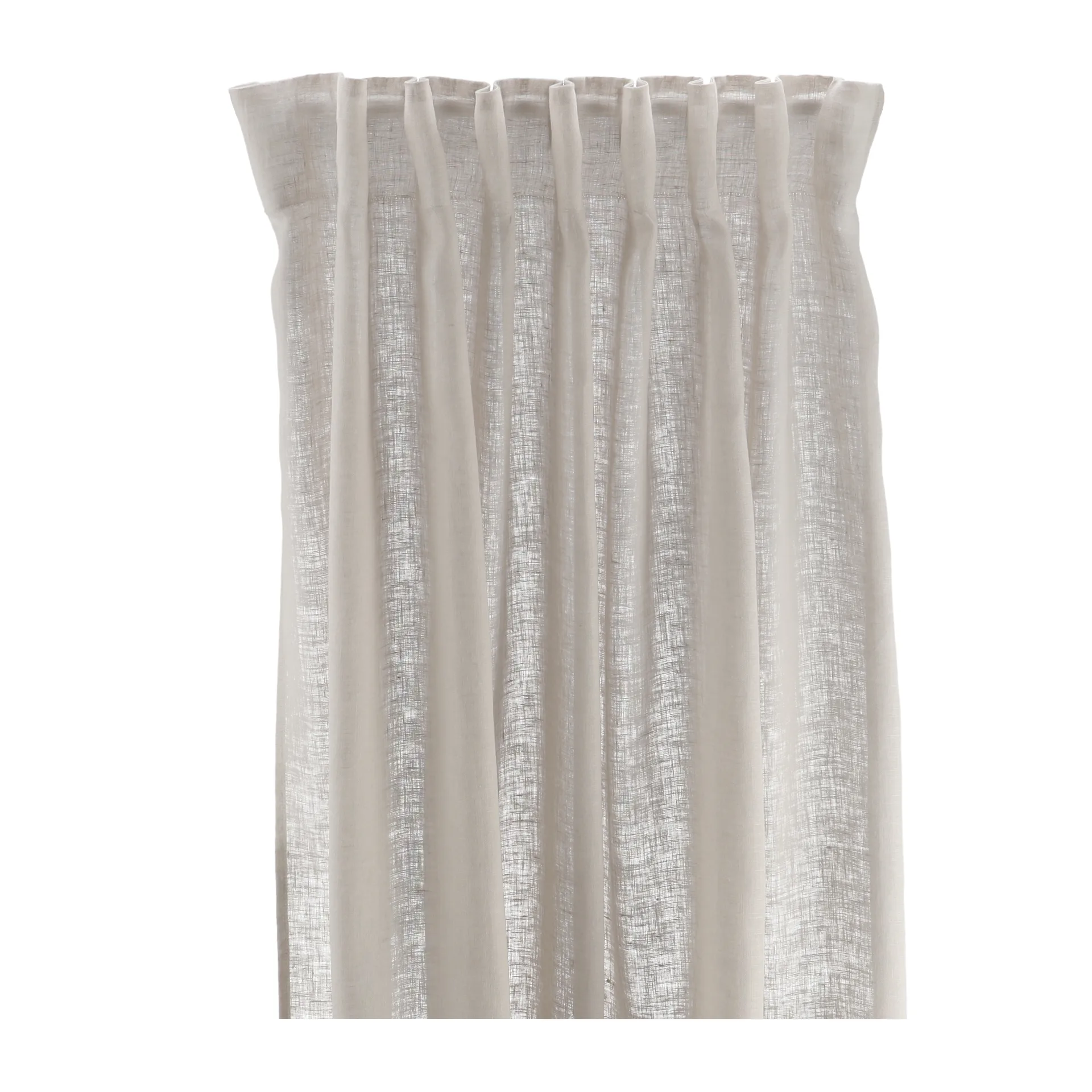 Serenity curtain with multiband 129x250 cm, 米灰色 Scandi Living
