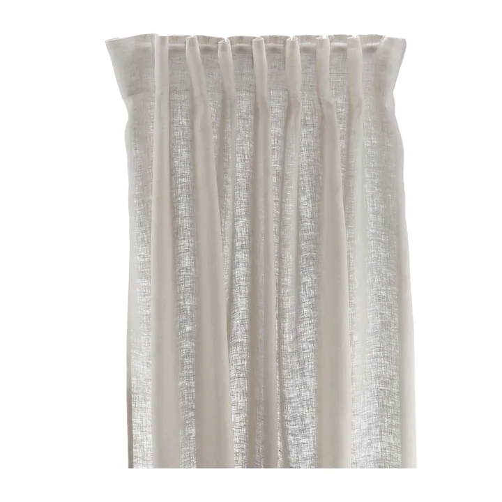 Serenity curtain with multiband 129x250 cm - 米灰色 - Scandi Living