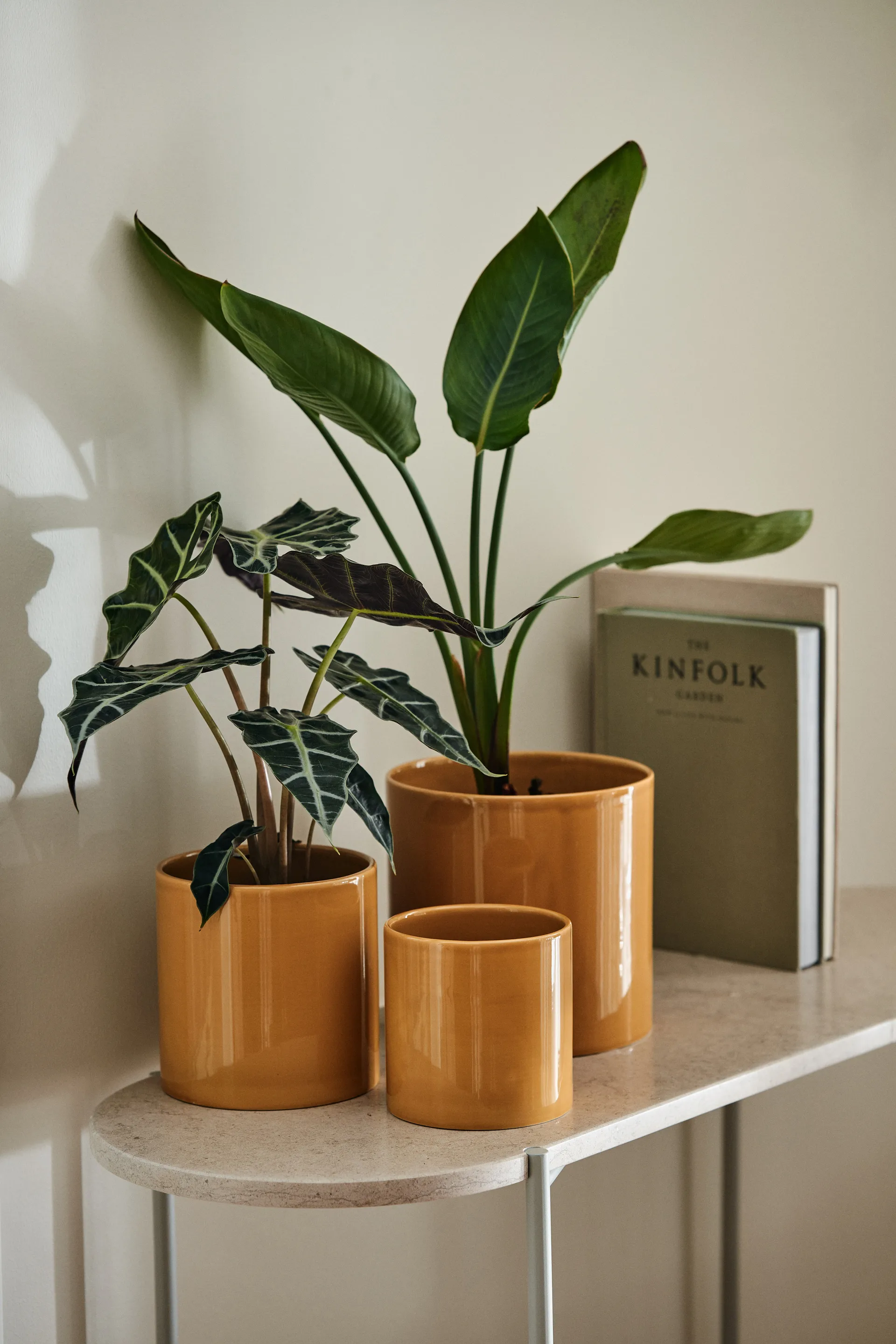 Sleek 花盆 Ø12 cm, Mustard Scandi Living