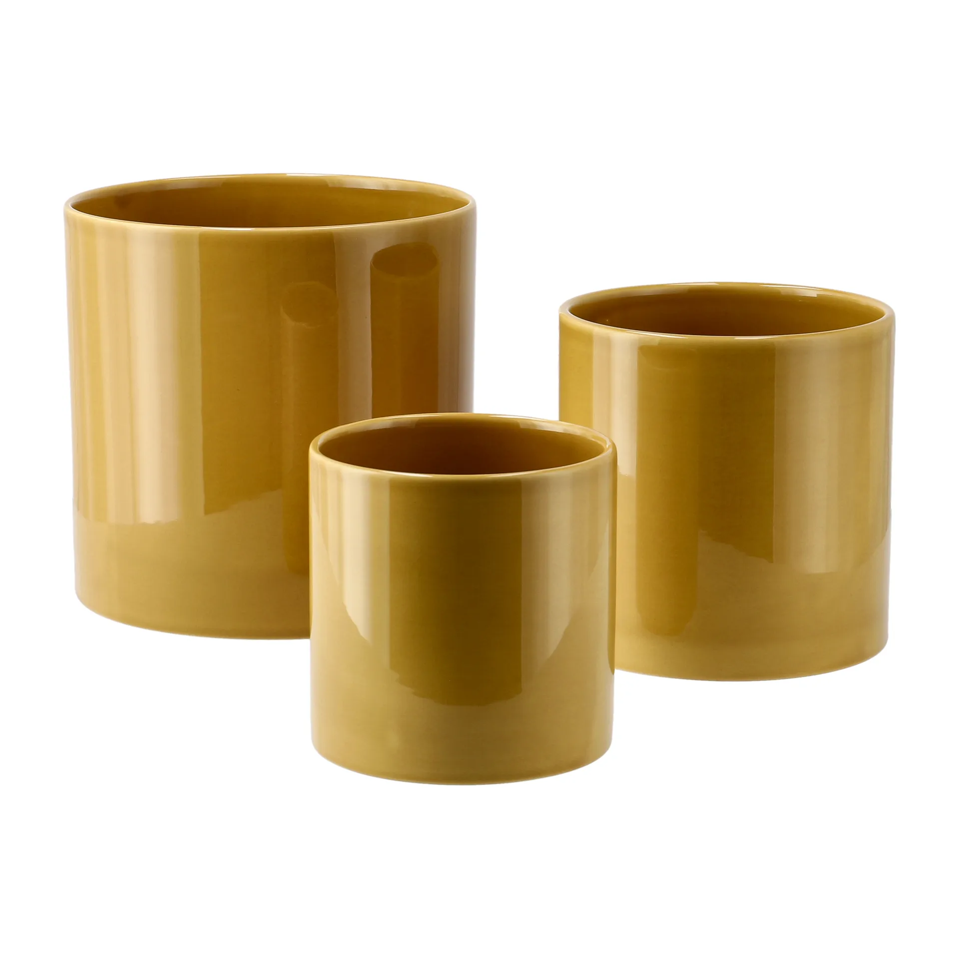 Sleek 花盆 Ø15 cm, Mustard Scandi Living
