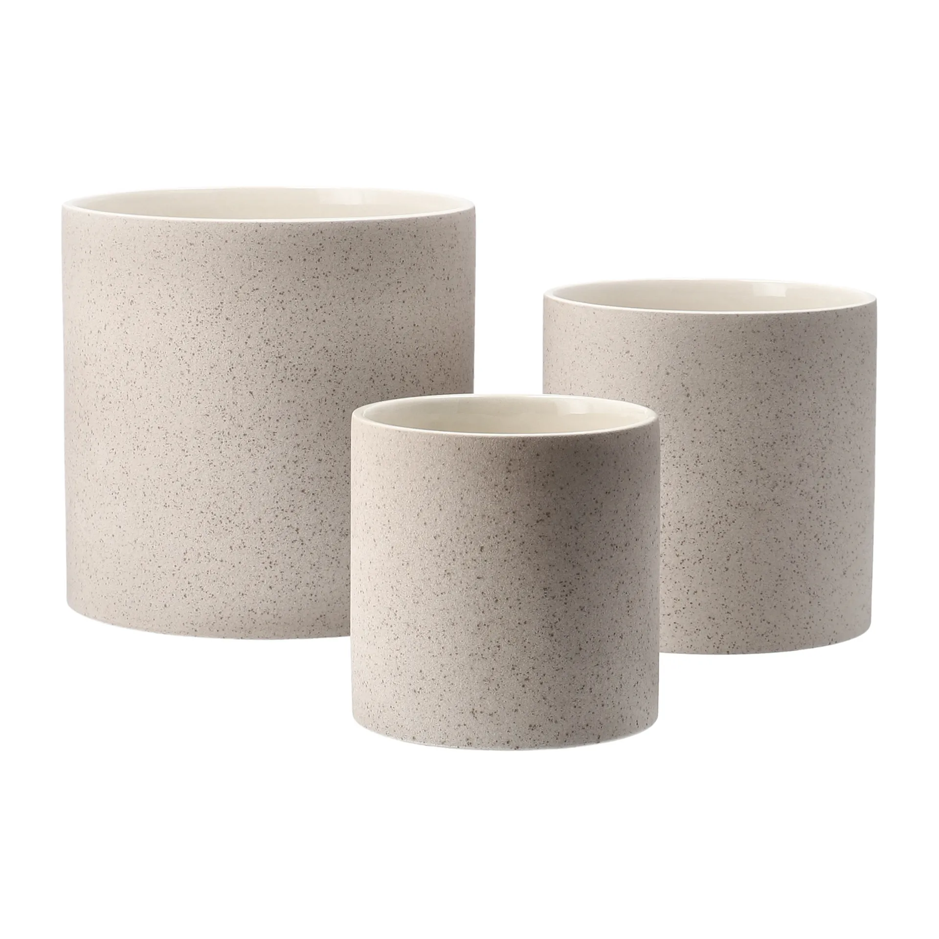 Speckled 花盆 Ø12 cm, 米色 Scandi Living
