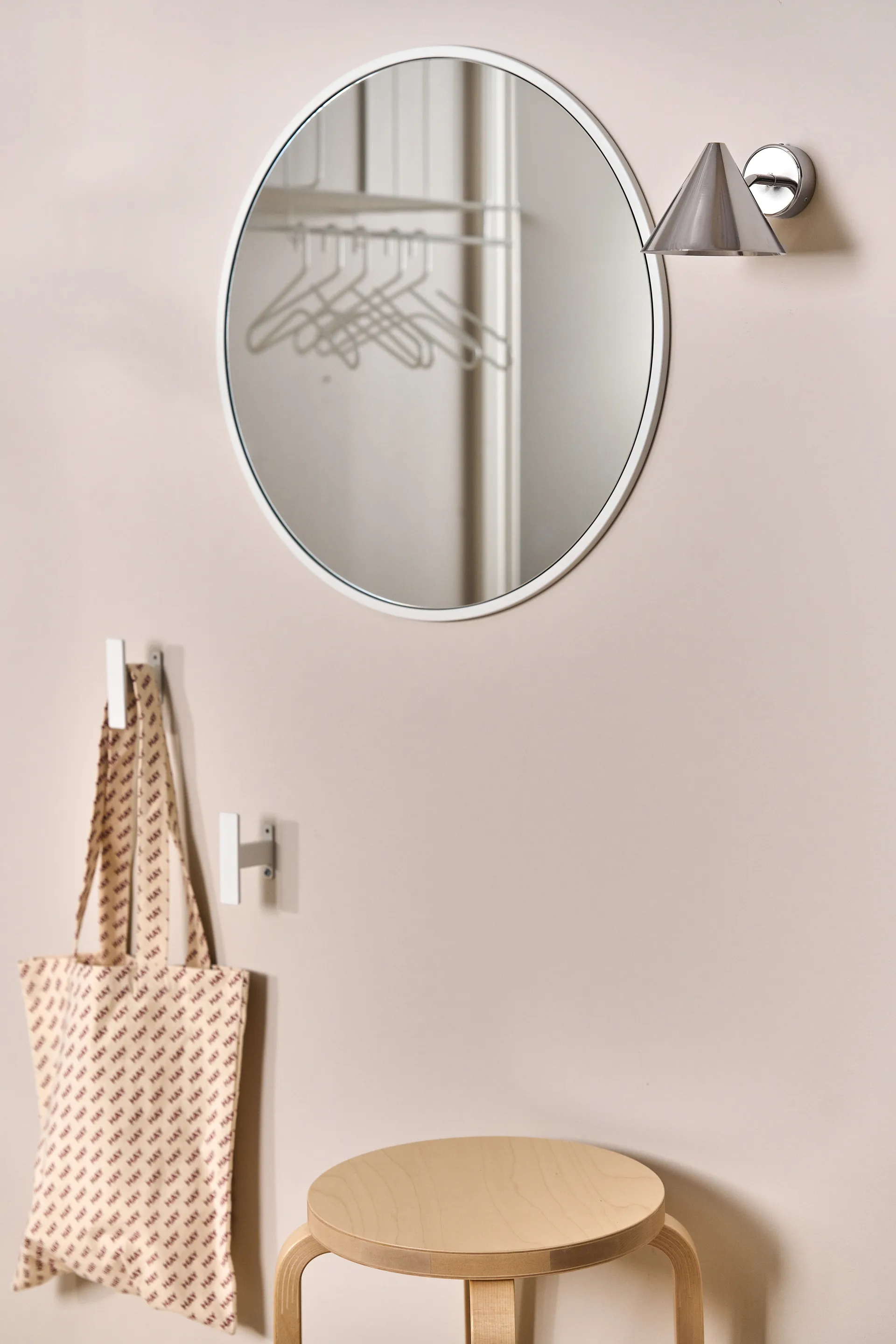 Sphere 镜Ø60cm, 白色 Scandi Living