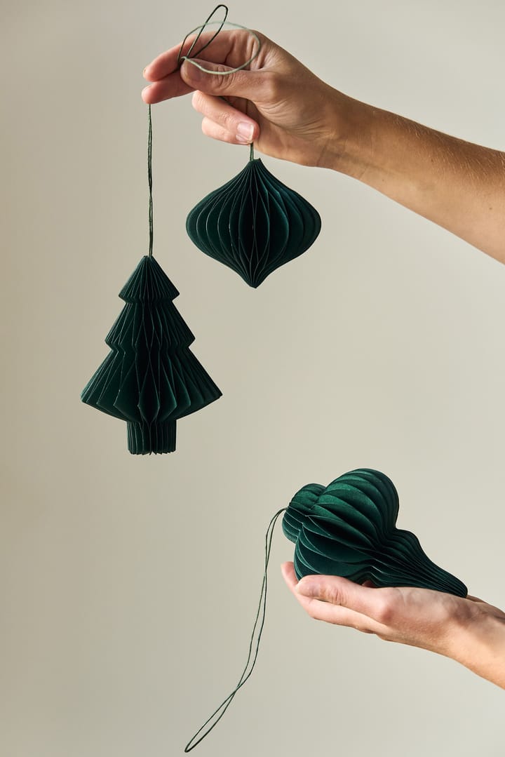 Spira baubles 四件套装, Forest 绿色 Scandi Living