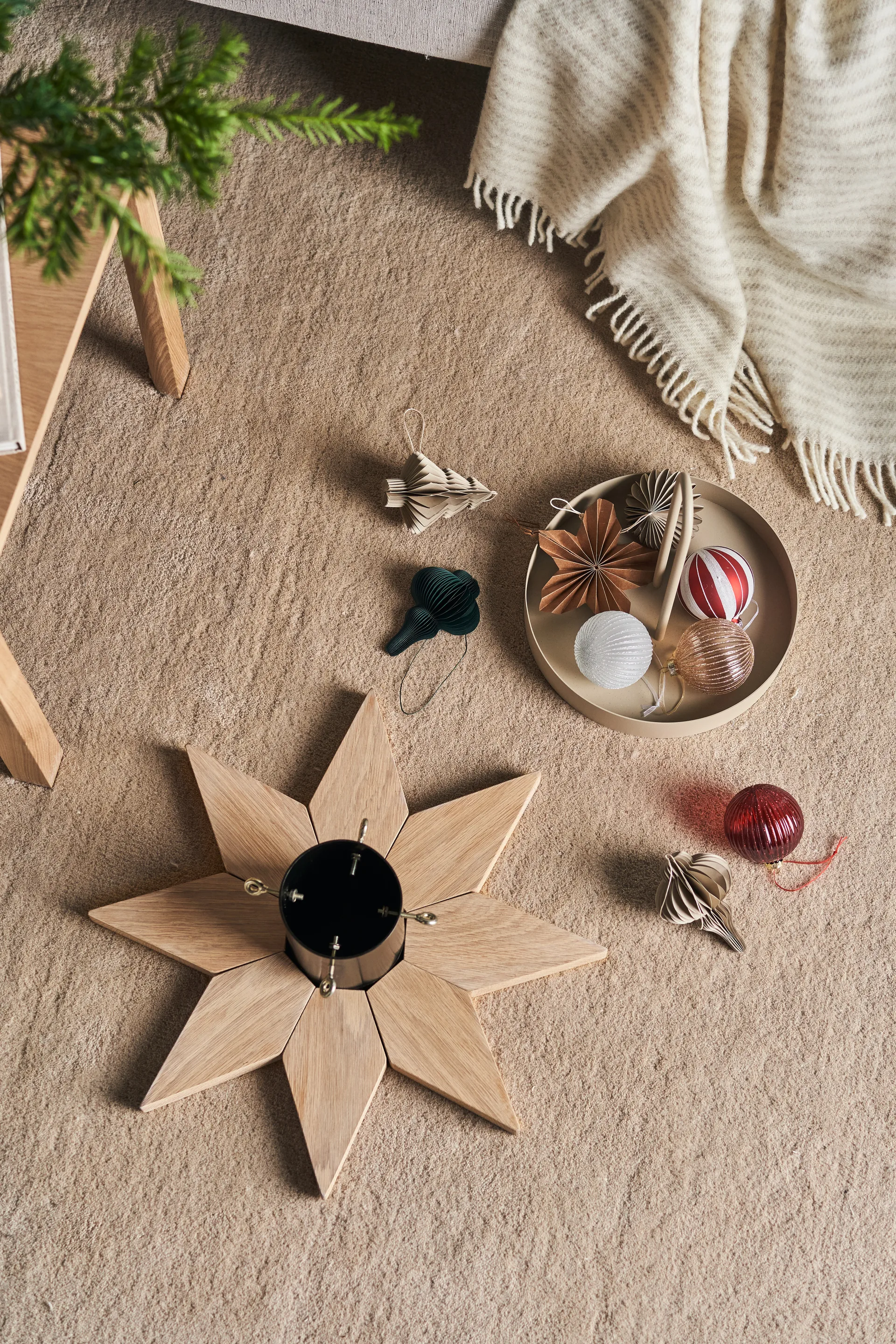 Spira baubles 四件套装, Forest 绿色 Scandi Living