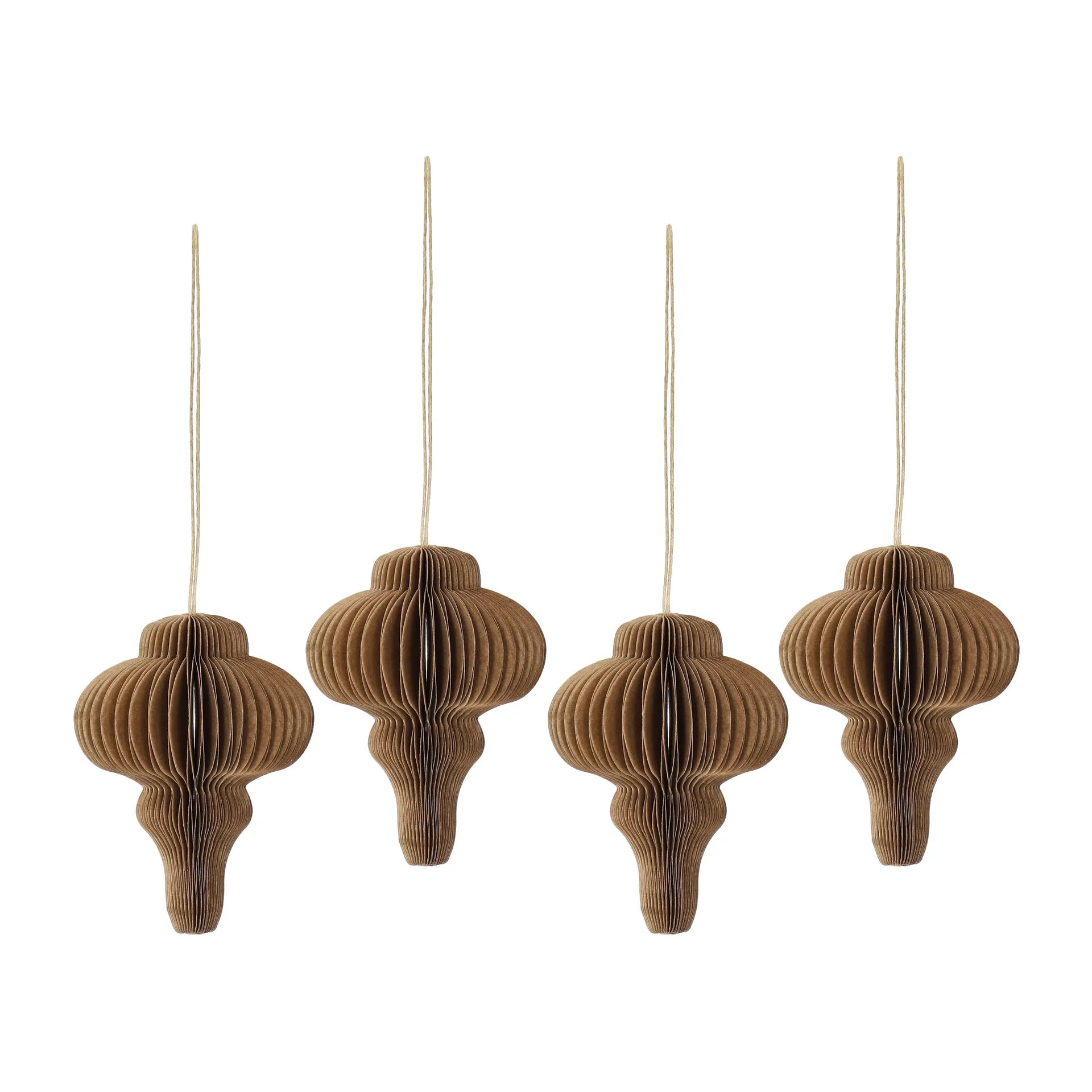Spira baubles 四件套装, Natural Scandi Living