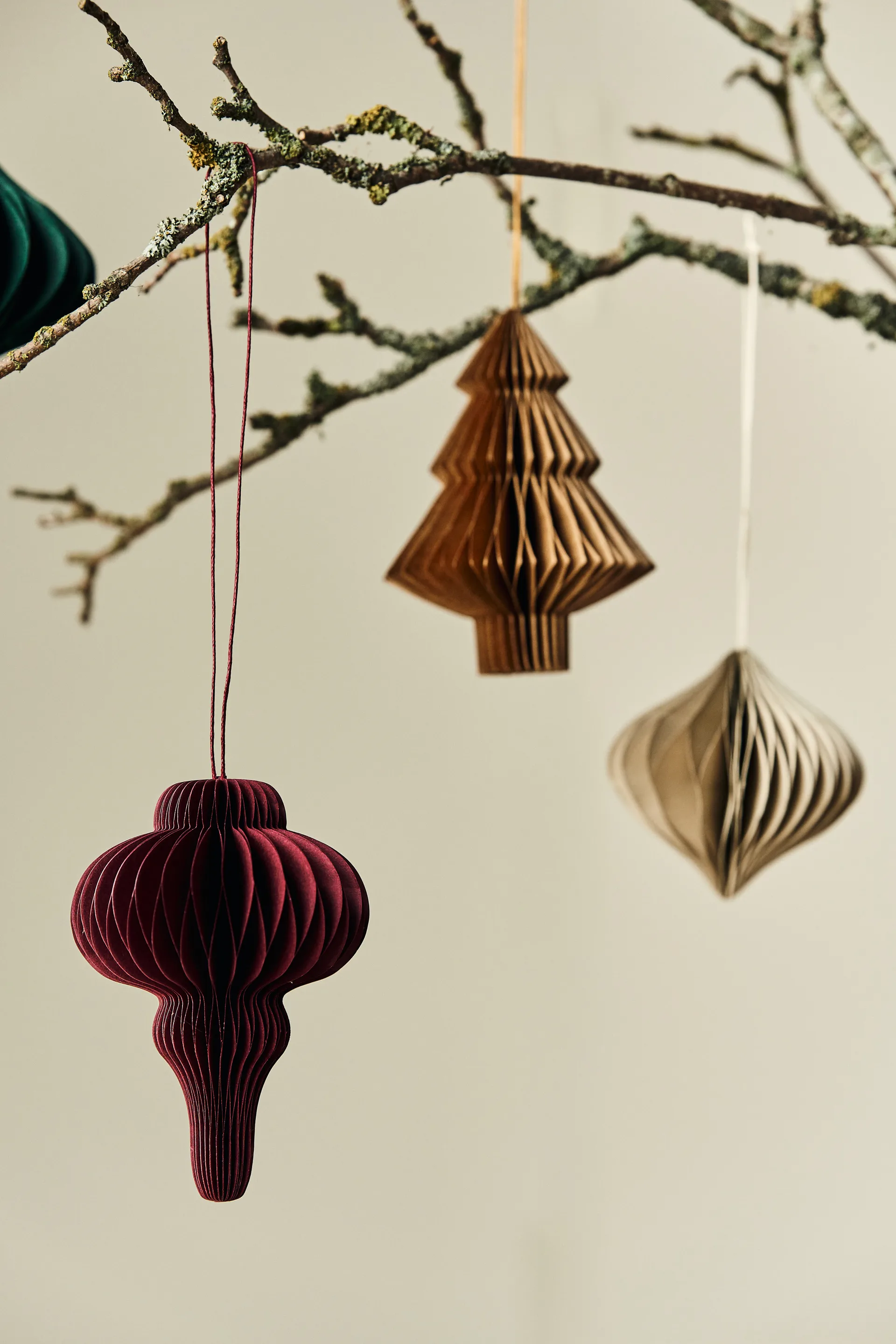 Spira baubles 四件套装, 红色 Scandi Living