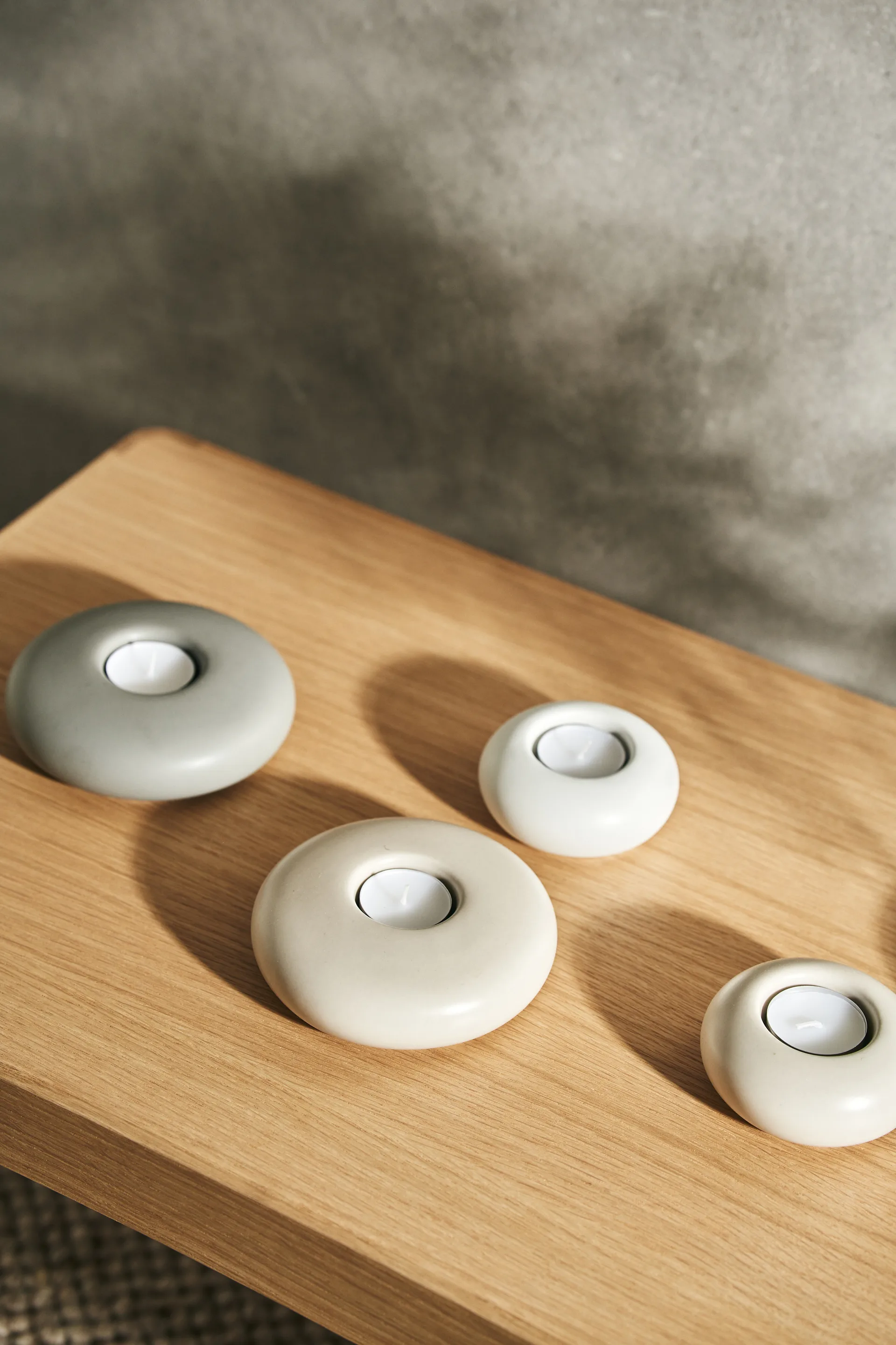 Stone 烛台 Ø9 cm, 白色 Scandi Living