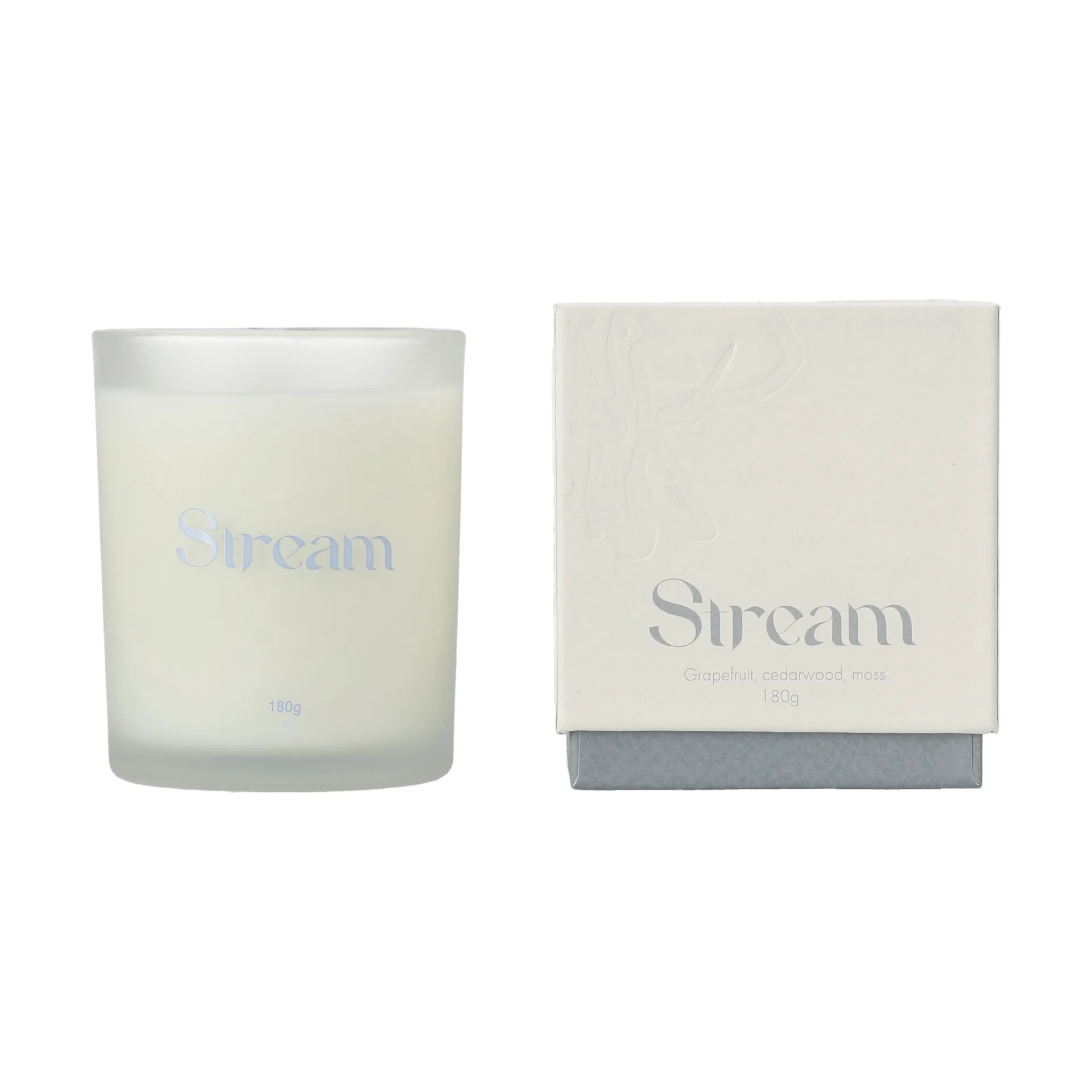 Stream 手工菜籽油香薰蜡烛, 180g Scandi Living