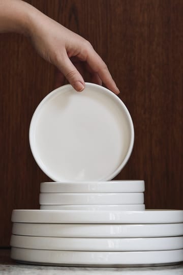 Taper 系列纯色餐具 盘子 14cm - 白色 - Scandi Living