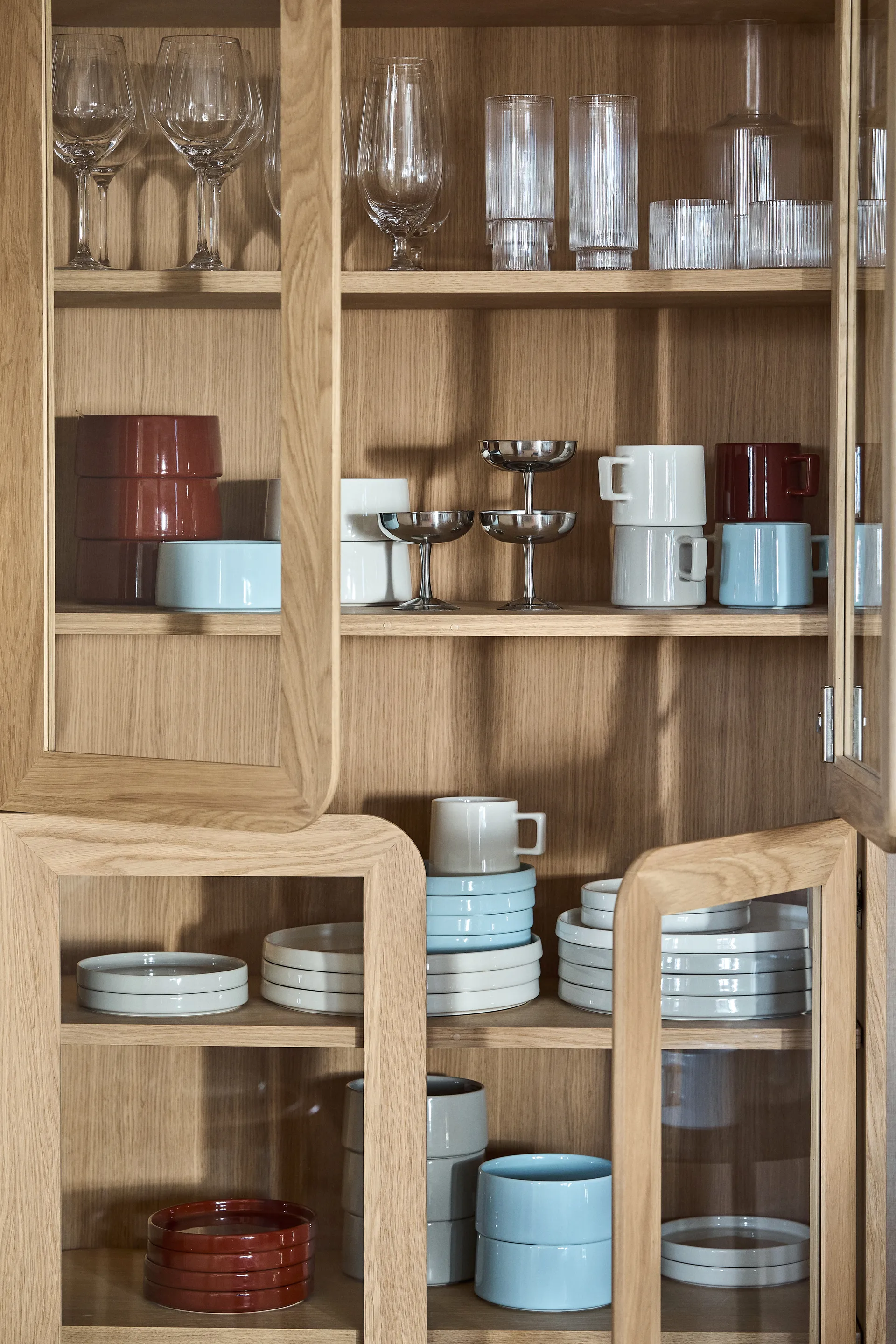 Taper 系列纯色餐具 盘子 14cm, 红色 Scandi Living