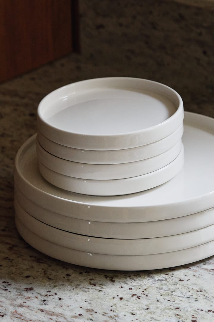 Taper 系列纯色餐具 盘子 26cm, 白色 Scandi Living