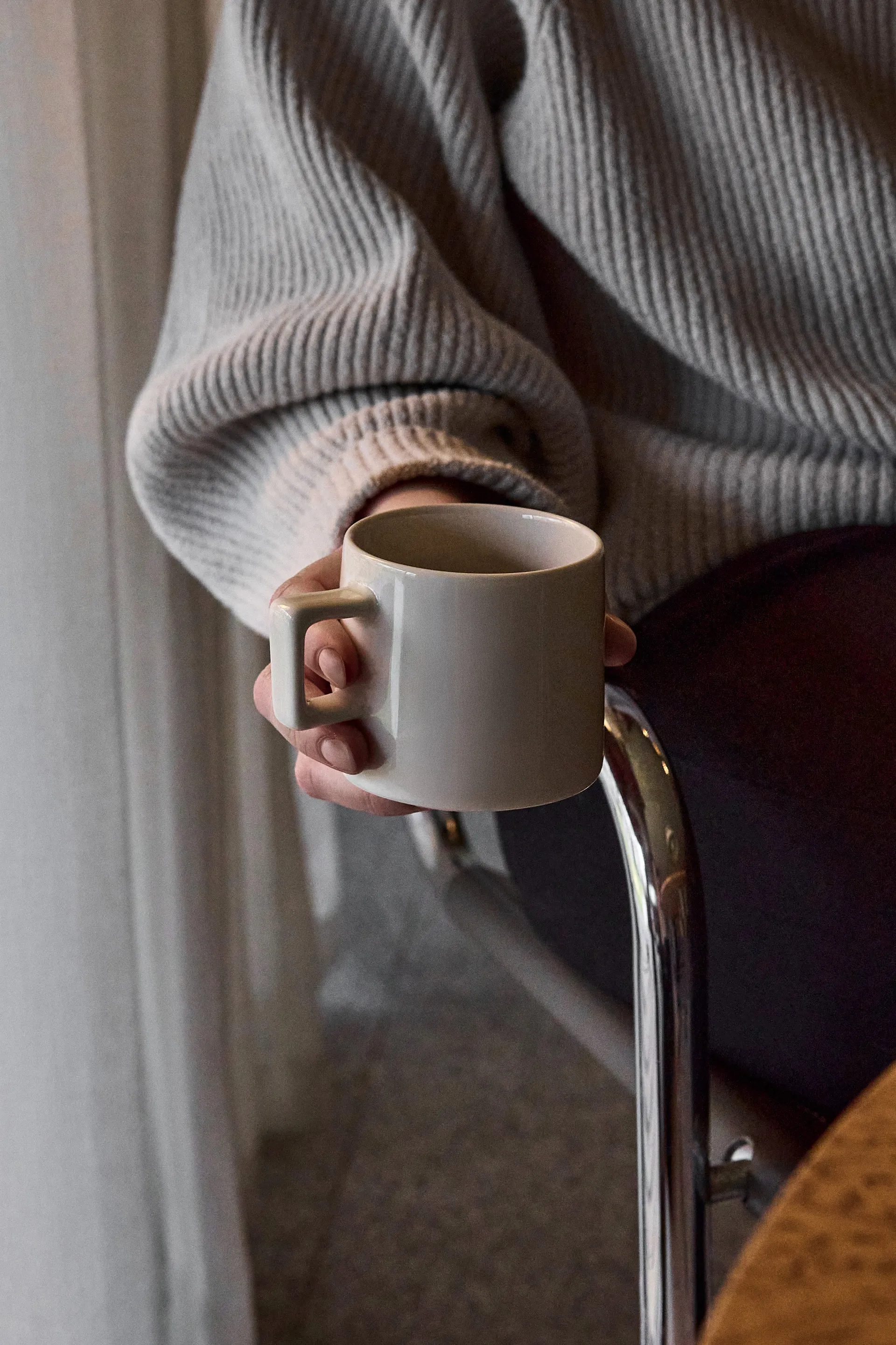 Taper 系列纯色餐具 马克杯 300ml, 浅灰色 Scandi Living