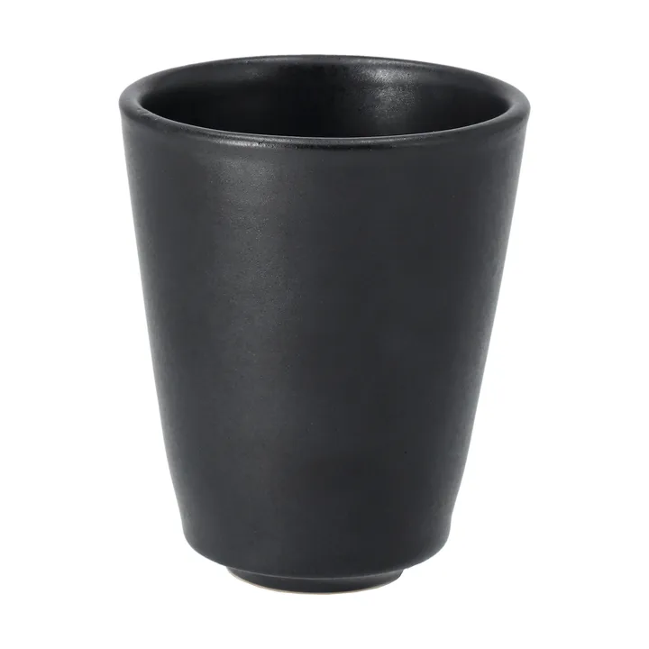Terra 手工炻器艺术釉卡布奇诺杯 - 黑色炻器_145ml - Scandi Living