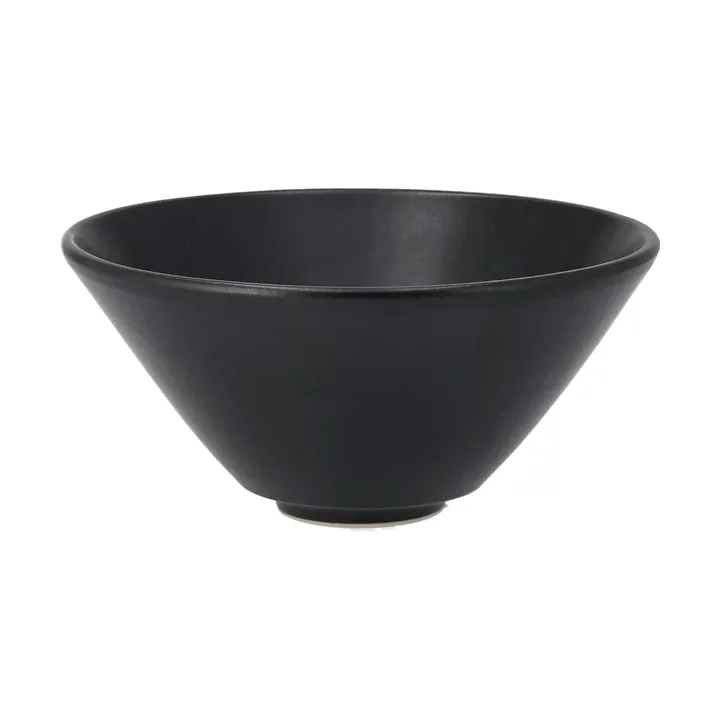 Terra 手工炻器艺术釉汤碗 - 黑色炻瓷_Ø16cm - Scandi Living