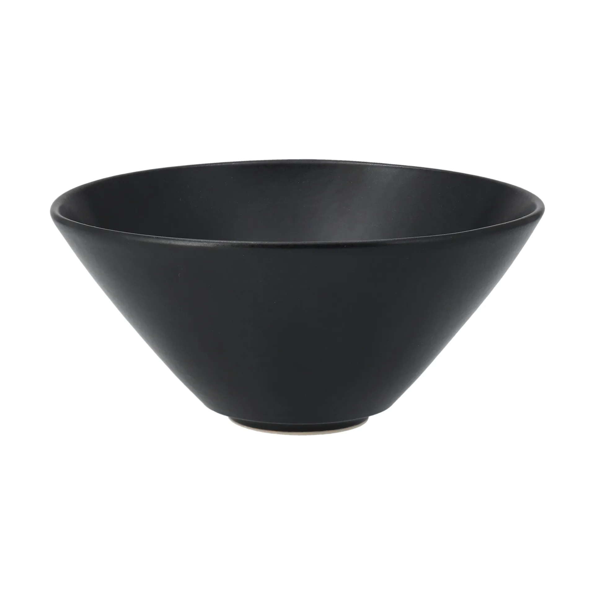 Terra 手工炻器艺术釉拉面碗, 黑色炻瓷_Ø20cm Scandi Living