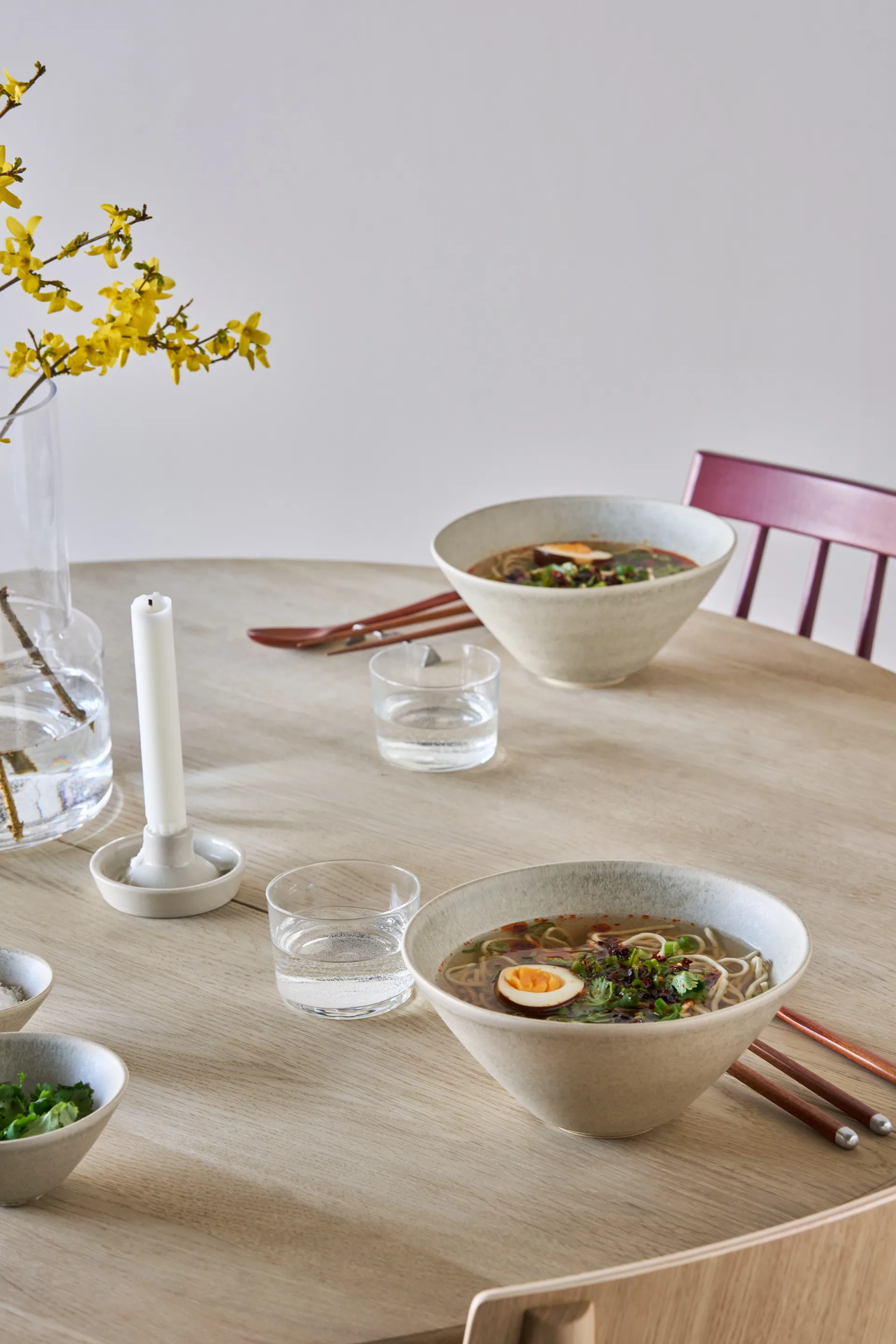 Terra 手工炻器艺术釉拉面碗, 米色炻瓷_Ø20cm Scandi Living
