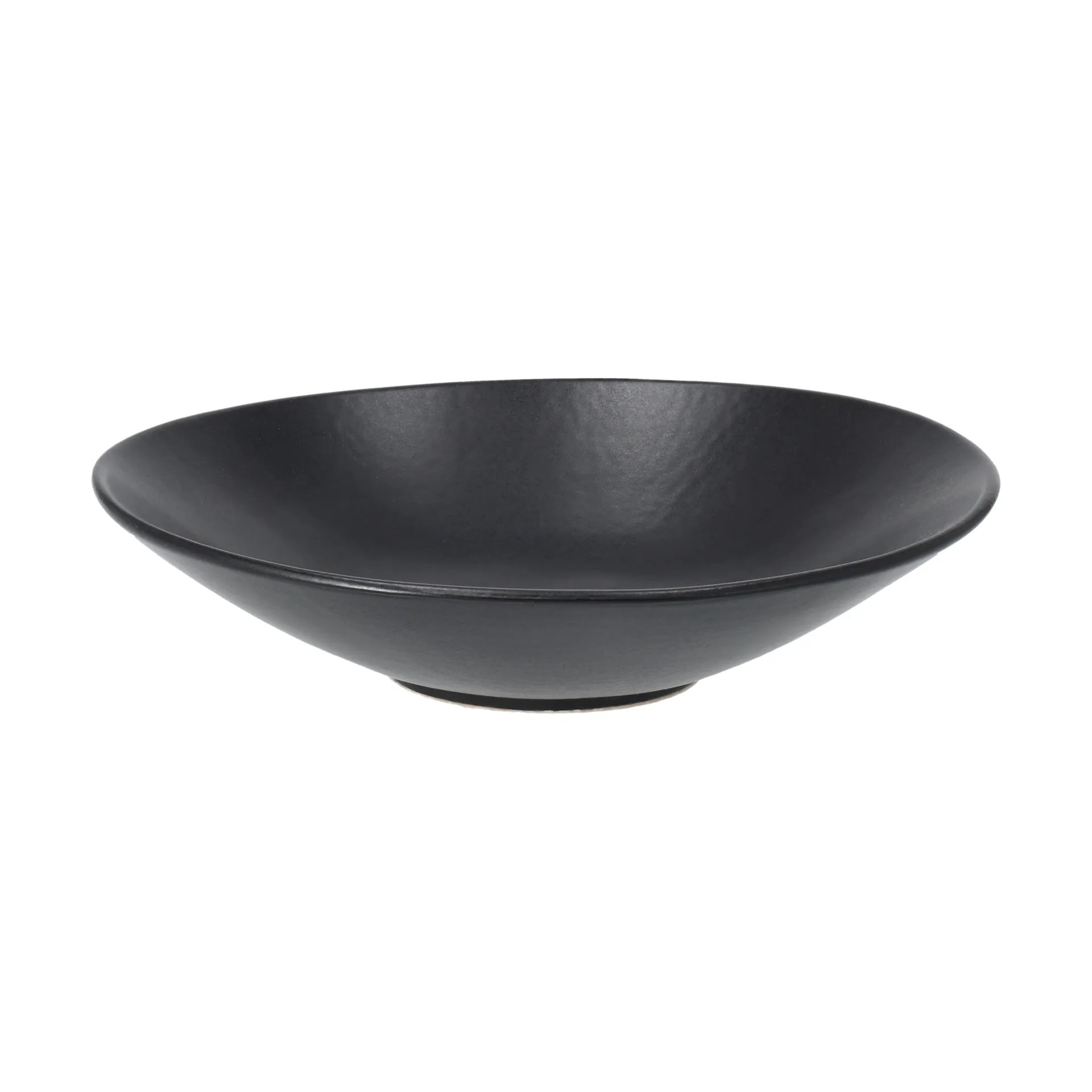 Terra 手工炻器艺术釉意面盘, 黑色炻瓷_Ø22.5cm Scandi Living