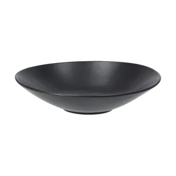 Terra 手工炻器艺术釉意面盘 - 黑色炻瓷_Ø22.5cm - Scandi Living