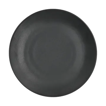 Terra 手工炻器艺术釉餐盘 - 黑色炻瓷_Ø26.5cm - Scandi Living