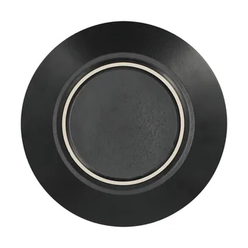 Terra 手工炻器艺术釉餐盘 - 黑色炻瓷_Ø26.5cm - Scandi Living