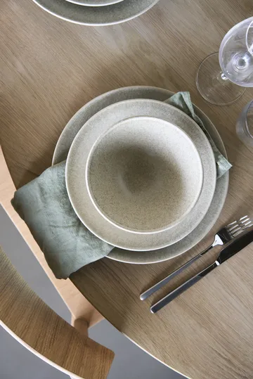Terra 手工炻器艺术釉餐盘 - 米色炻瓷_Ø26.5cm - Scandi Living