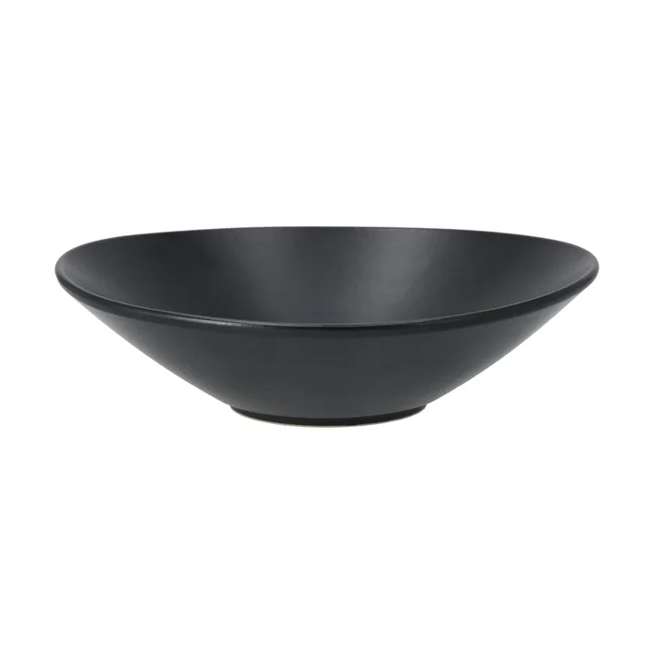 Terra 手工炻器艺术釉沙拉碗 - 黑色炻瓷_Ø30cm - Scandi Living