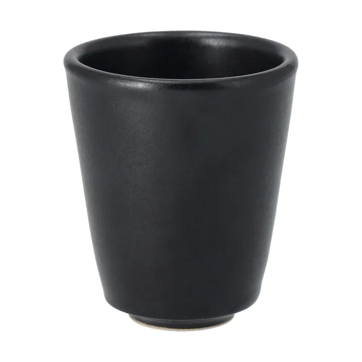 Terra 手工炻器艺术釉意式咖啡杯 - 黑色炻瓷_65ml - Scandi Living