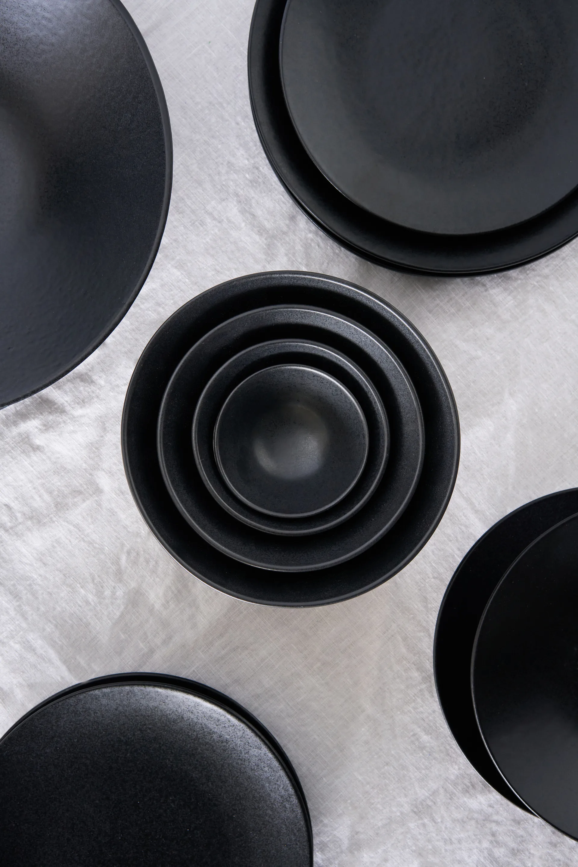 Terra 手工炻器艺术釉分餐碗, 黑色炻瓷_Ø9.5cm Scandi Living