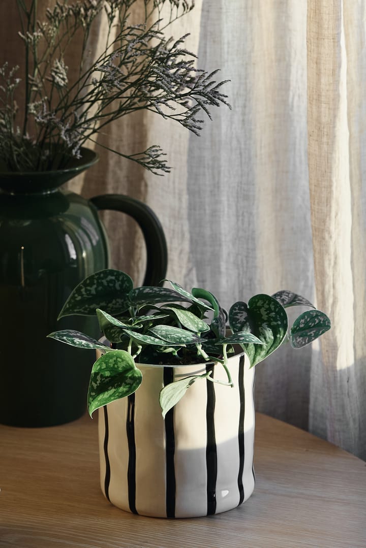 Thrive flowerpot Ø16 cm, 白色-黑色 Scandi Living