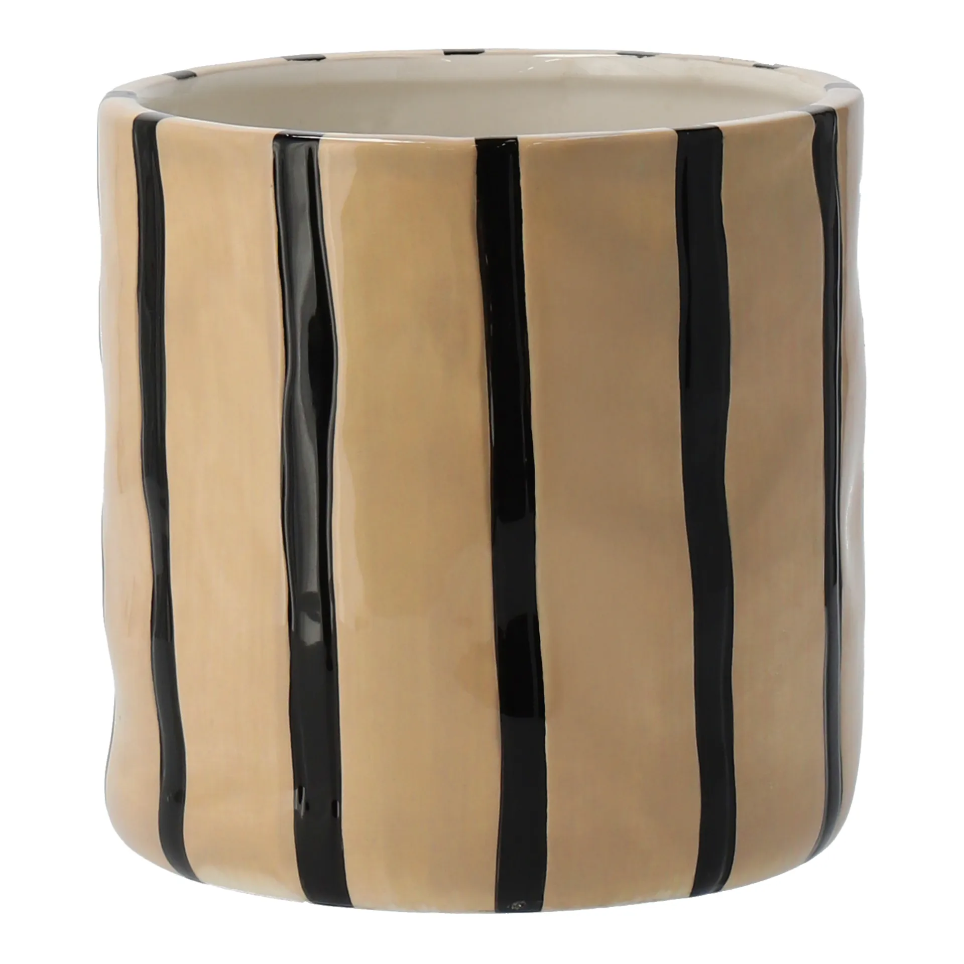 Thrive flowerpot Ø16 cm, 米色-黑色 Scandi Living