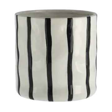 Thrive flowerpot Ø16 cm - 白黑 - Scandi Living